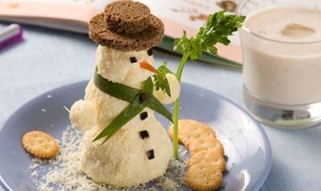Салат закусочный «Снеговик»