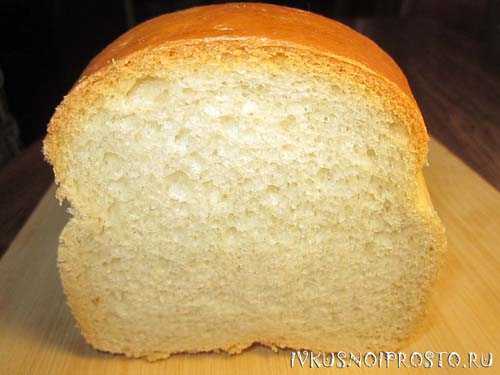 Испечь белый хлеб дома в духовке рецепт простой