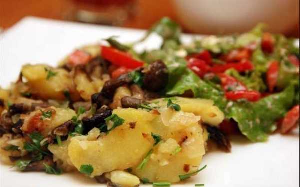 Как готовить картошку жареную с грибами