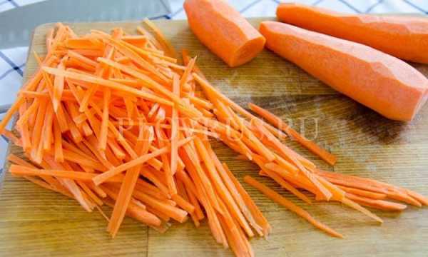 Как нарезать морковь соломкой для плова