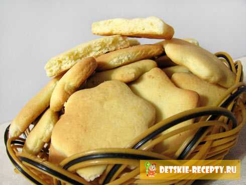 Песочное печенье для детей рецепт с фото