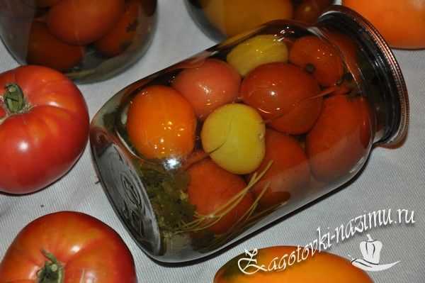 Закатать помидоры в литровые банки без стерилизации